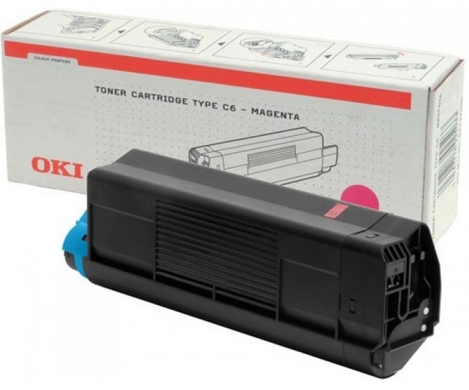 OKI 42127406 Toner Originale Magenta Alta Resa 5000 Pagine Compatibile con Oki C5100, C5200, C5300, C5400