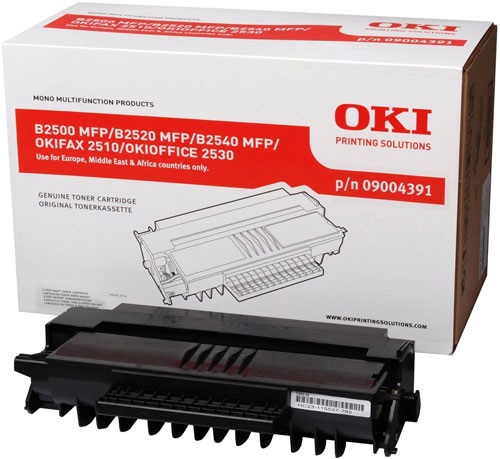 OKI 09004391 Cartuccia Toner Originale Nero per Stampanti e Multifunzione Laser - Fino a 4.000 Pagine