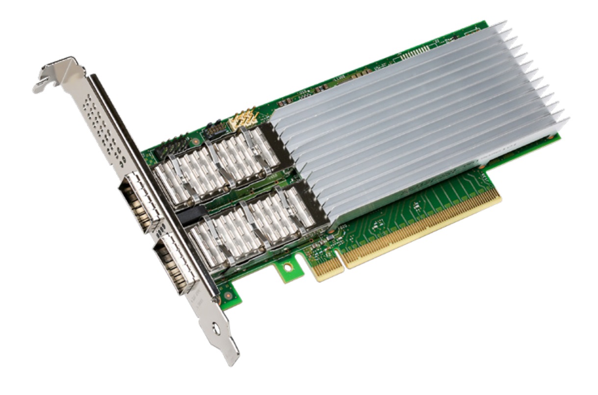Intel Ethernet Network Adapter E810-CQDA2 Interno Cablato 100000 Mbit/s PCIe v4.0 2 Porte Fibra QSFP28