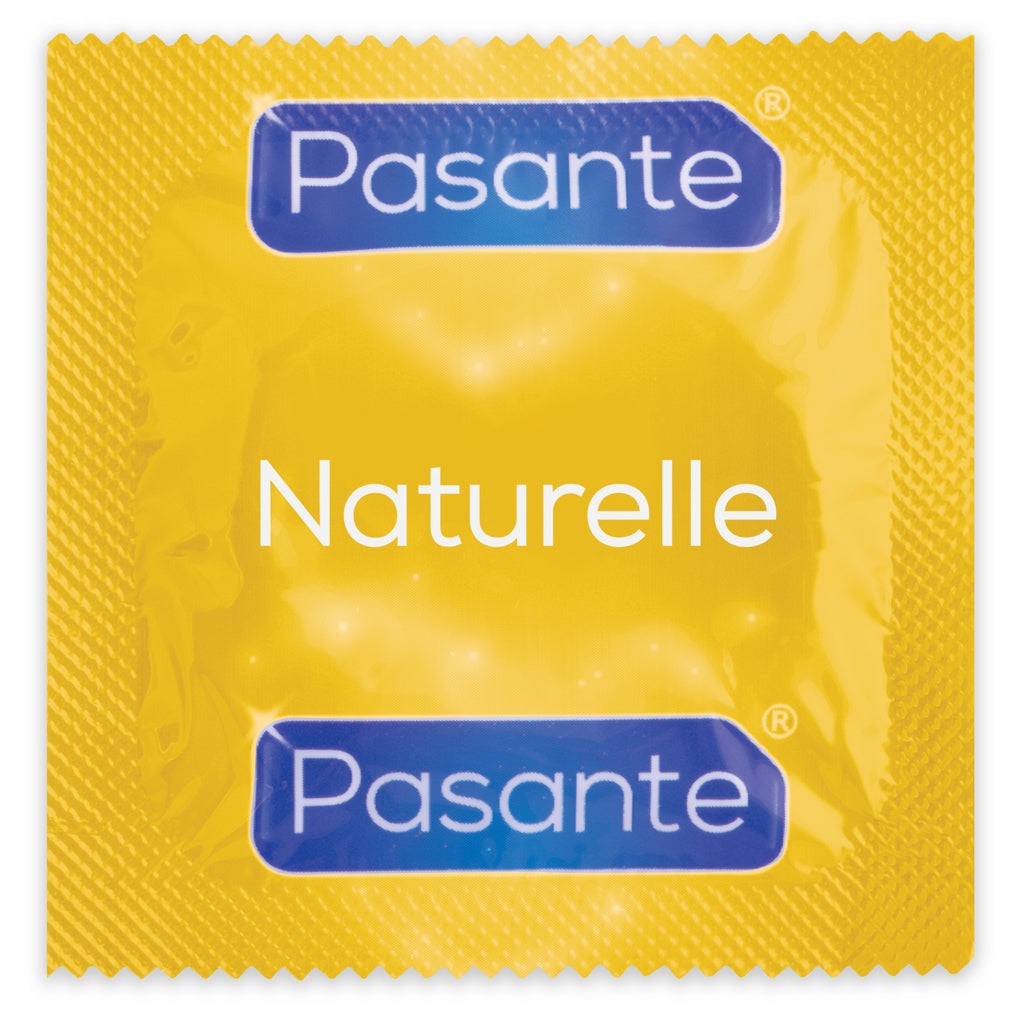 Pasante Naturelle - Preservativi Liscio 3 pz, Leggermente Conici per una Sensazione Naturale
