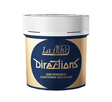 La Riche Directions Midnight Blue - Colore per capelli Blu Notte, Semi-Permanente, 88 ml