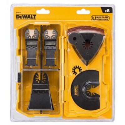 DeWALT DT20731-QZ Set di accessori per utensili multifunzione - Giallo/Nero, include lame e piastra di levigatura
