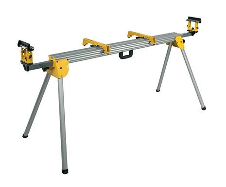 DeWALT DE7023-XJ Cavalletto di Supporto Universale Estendibile in Alluminio, Lunghezza da 1,70 m a 3,83 m, Capacità fino a 227 kg, Compatibile con Troncatrici