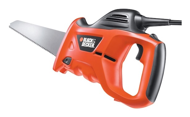 BLACK DECKER KS880EC-QS Sega Multifunzione Elettrica 400W con Sistema di Cambio Lama Rapido, Controllo Velocità Variabile e Blocco di Sicurezza - Lunghezza Lama 23,9 cm, Adatta per Legno, Metallo e Plastica - Arancione
