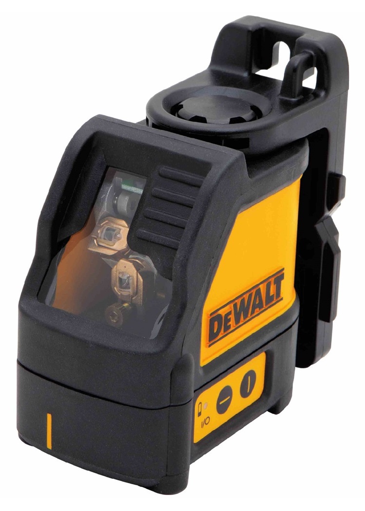 DeWALT DW088K Laser Autolivellante a Croce - Precisione /- 0.3 mm/m, Autolivellamento fino a /- 4°, Portata fino a 50 m