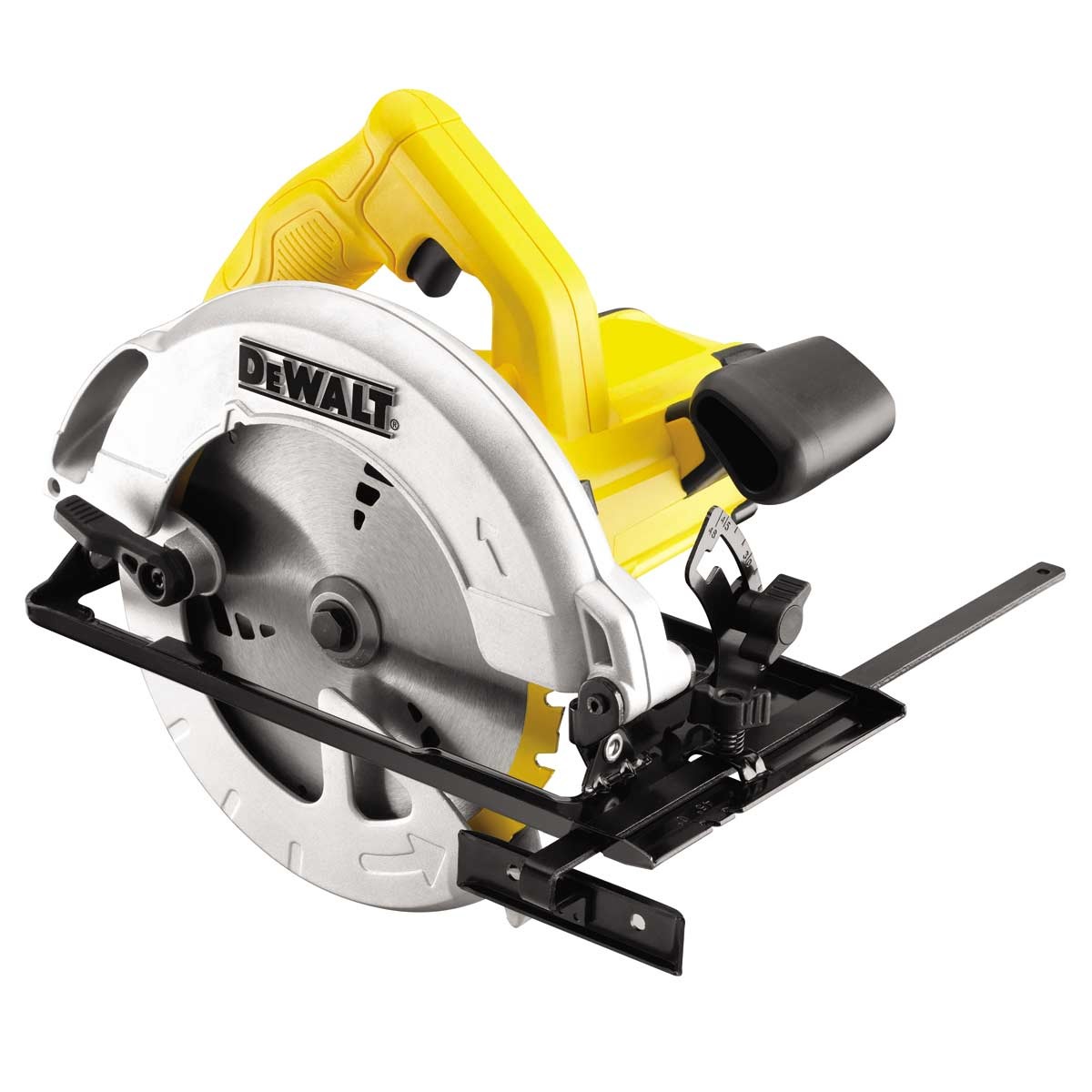 DeWalt Sega Circolare Compatta 165mm - Potente 1200W, Profondità di Taglio 55mm