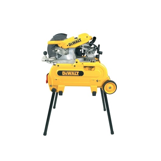 DeWalt D27107XPS - Troncatrice combinata 305 mm con tavola ribaltabile e protezione da sovraccarico