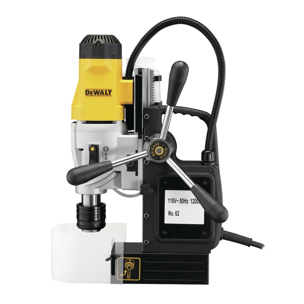 DEWALT DWE1622K-QS Trapano a Colonna Magnetico 1200W con Protezione da Sovraccarichi e Pannello di Controllo LED