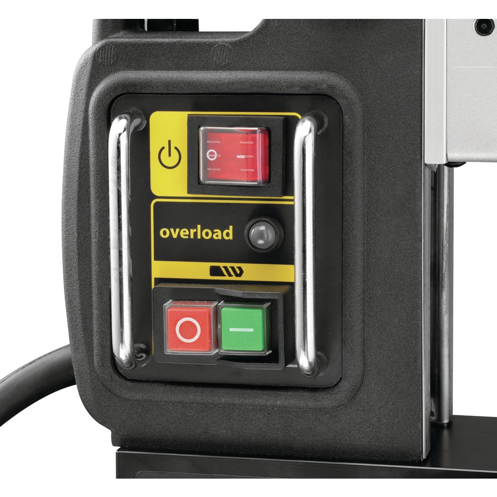 DEWALT DWE1622K-QS Trapano a Colonna Magnetico 1200W con Protezione da Sovraccarichi e Pannello di Controllo LED