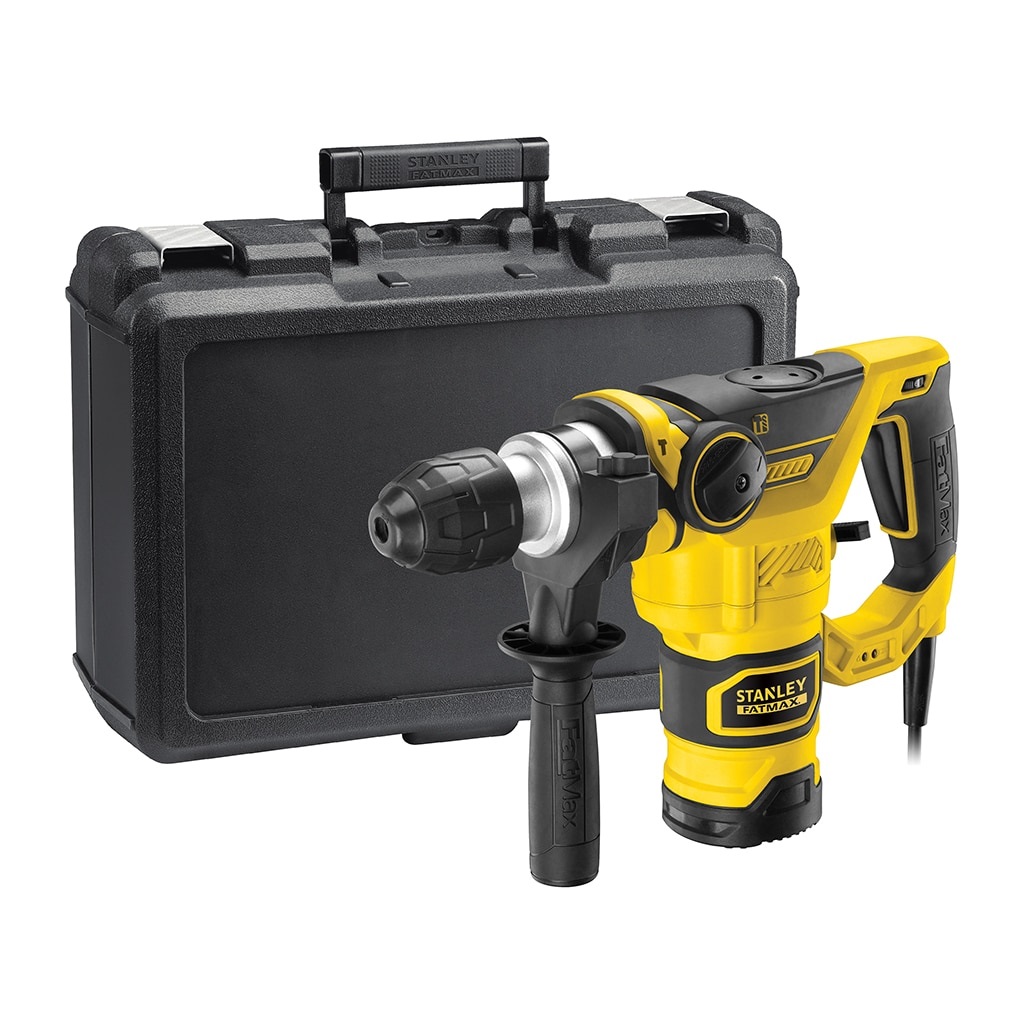 Stanley Fatmax FME1250K Martello Tassellatore 1250W SDS Plus 850 Giri/min 4 cm foratura calcestruzzo