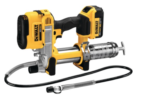 DeWALT DCGG571M1 Ingrassatore Elettrico 18V con Batteria 4.0 Ah, Capacità Grasso 473 ml, Pressione 690 bar