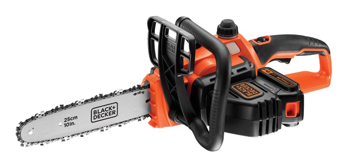 Black & Decker GKC1825L20 Elettrosega a Batteria 18V 2Ah con Lama da 25 cm e Tensione Automatica