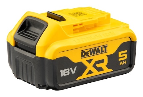 DeWalt Batteria XR 18V 5.0Ah Ioni di Litio con Indicatore LED