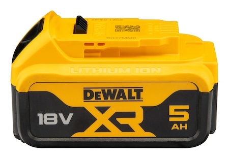 DeWalt Batteria XR 18V 5.0Ah Ioni di Litio con Indicatore LED