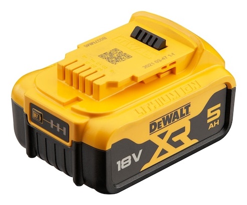 DeWalt Batteria XR 18V 5.0Ah Ioni di Litio con Indicatore LED