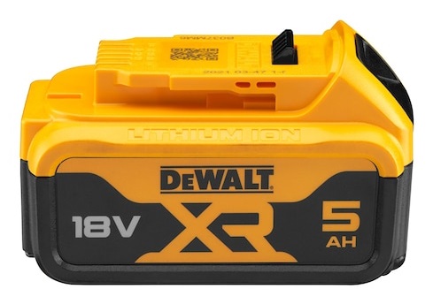 DeWalt Batteria XR 18V 5.0Ah Ioni di Litio con Indicatore LED