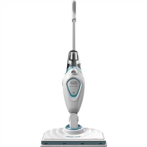 BLACK DECKER FSM1615-QS Pulitore a Vapore 1300W, Capacità 350ml, Blu e Bianco, Testa Snodabile
