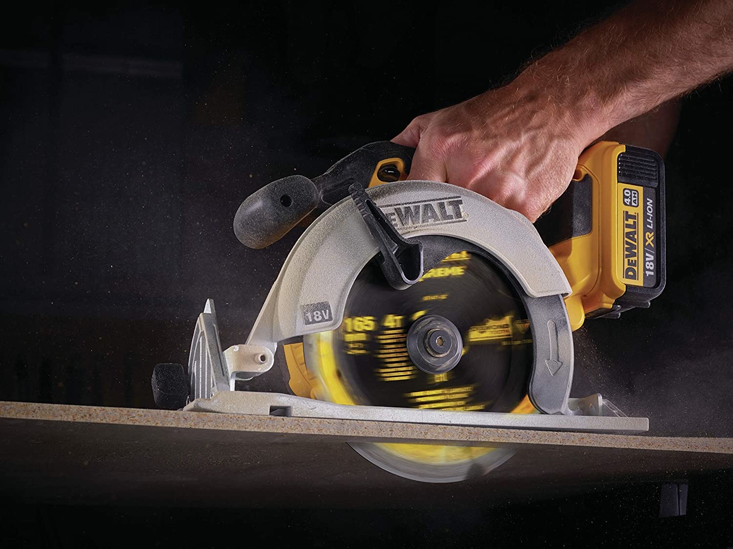 DEWALT DT1471-QZ Lama Circolare 165x20mm 4 Denti per Fibrocemento e Laminato