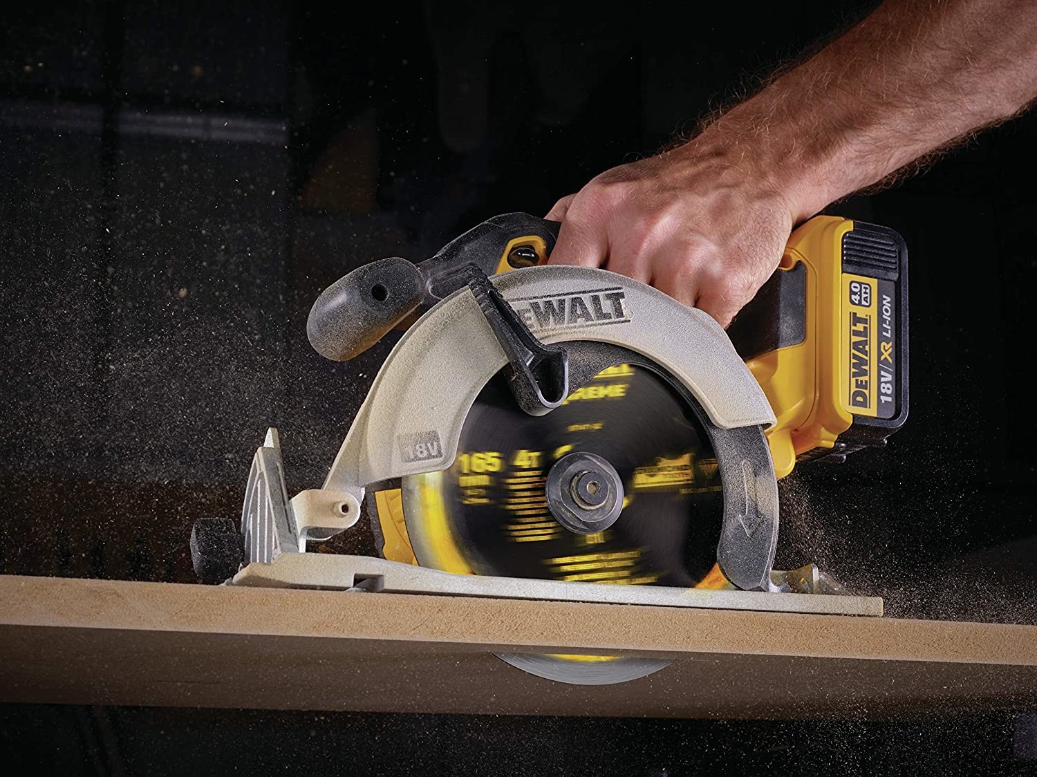 DEWALT DT1471-QZ Lama Circolare 165x20mm 4 Denti per Fibrocemento e Laminato