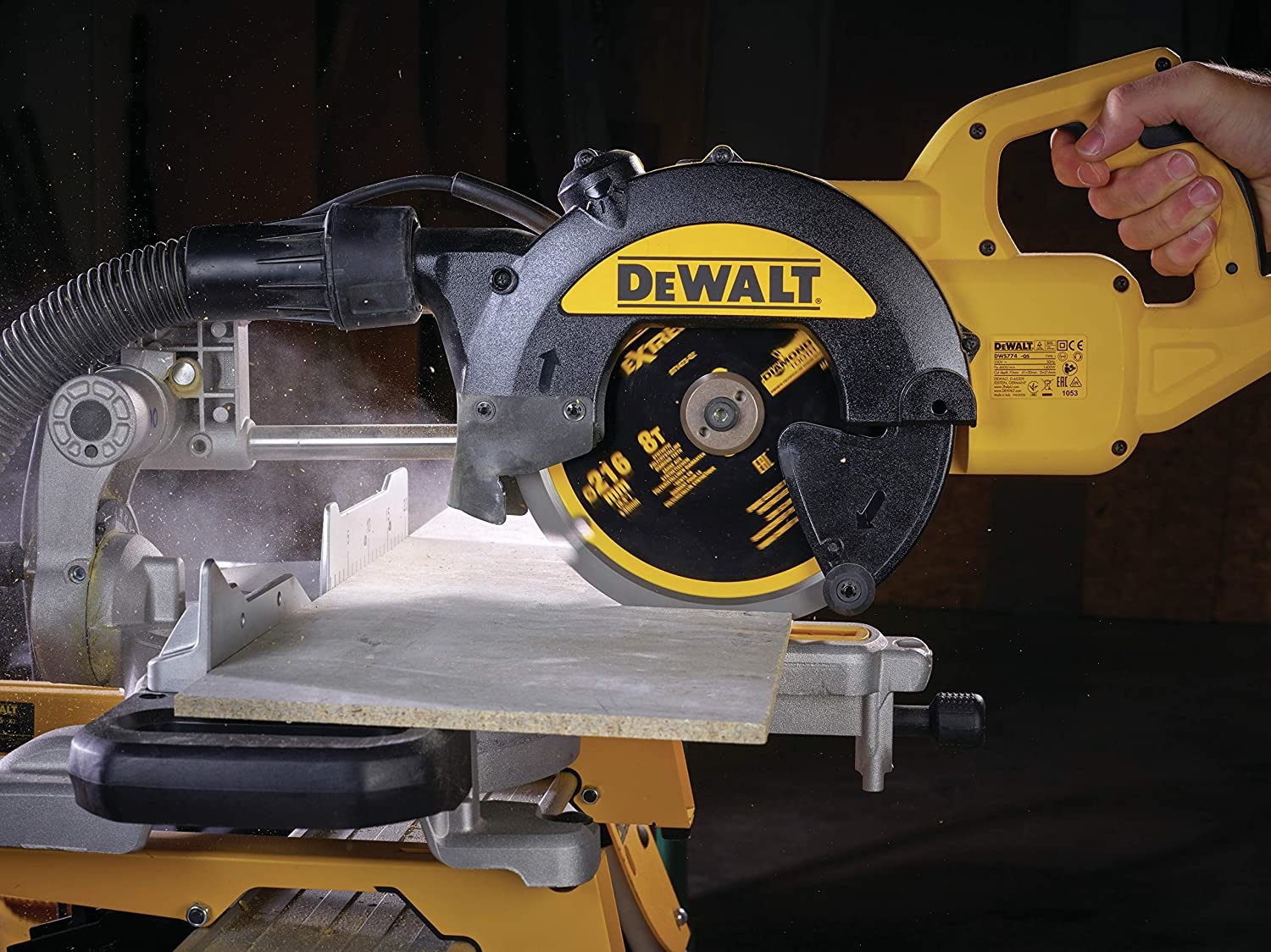 DeWALT DT1473-QZ Lama Circolare 216mm 8 Denti PCD per Fibrocemento e Laminato