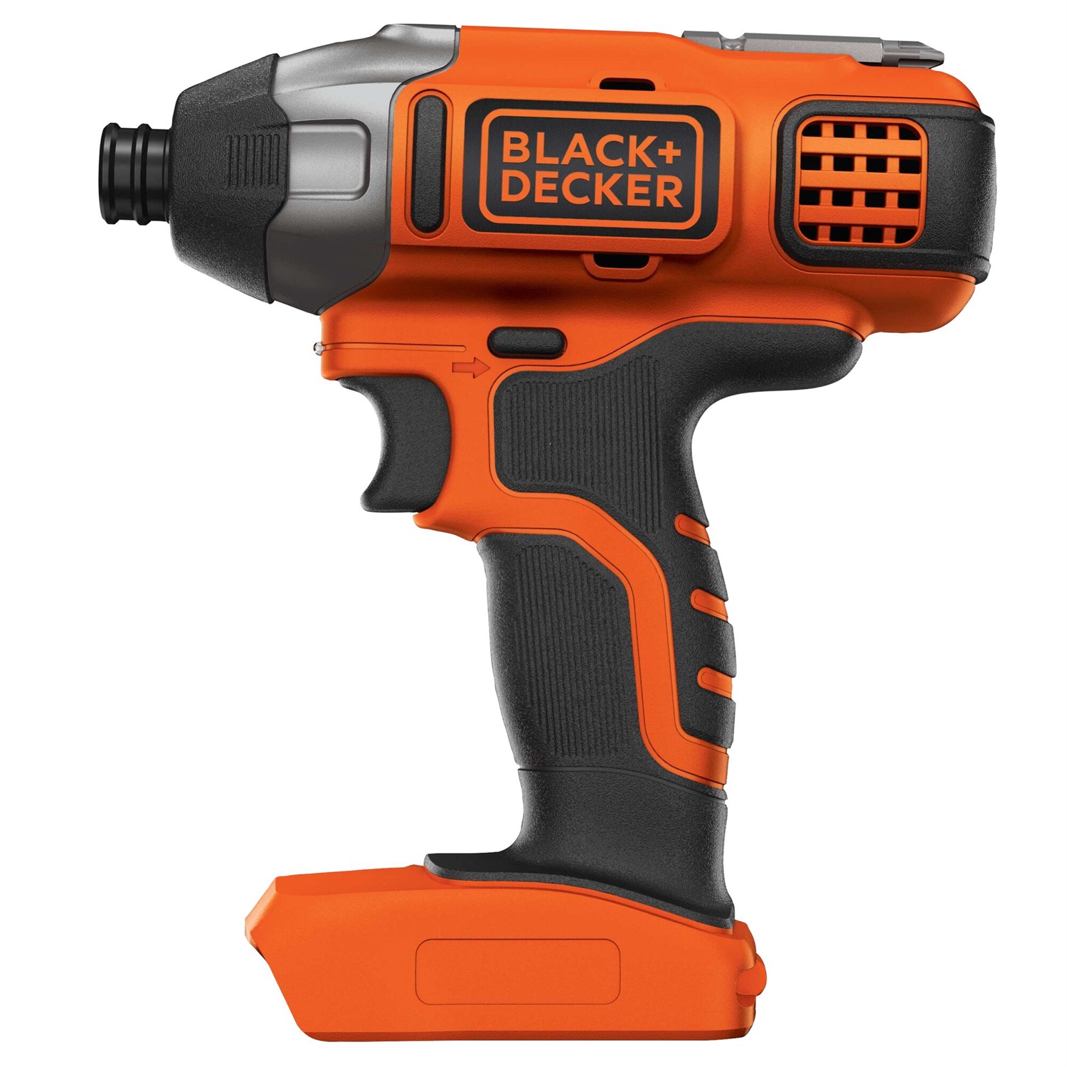 BLACK DECKER BDCIM18N-XJ Avvitatore ad Impulsi 18V con Coppia di 155Nm, 3000 Giri/min, Nero/Arancione, Senza Batteria