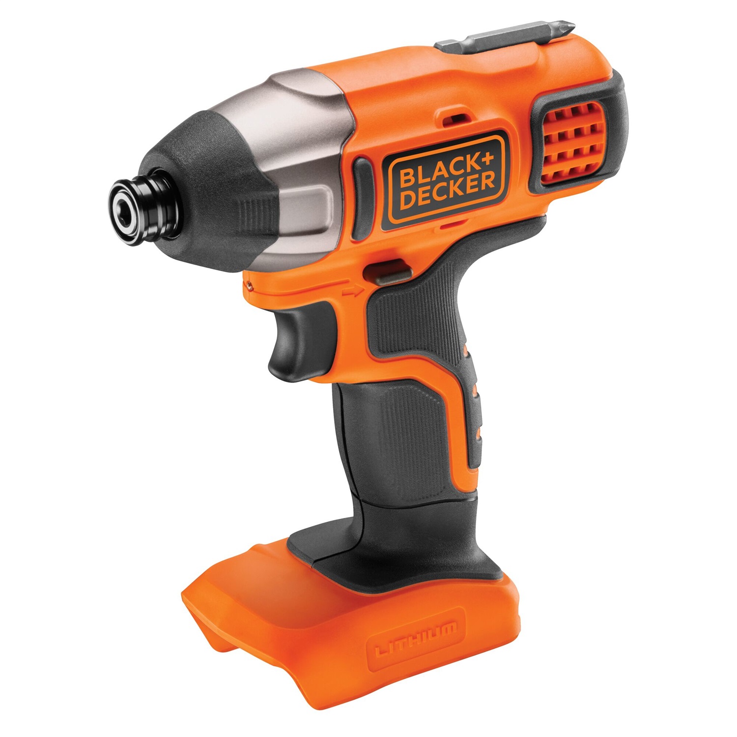 BLACK DECKER BDCIM18N-XJ Avvitatore ad Impulsi 18V con Coppia di 155Nm, 3000 Giri/min, Nero/Arancione, Senza Batteria