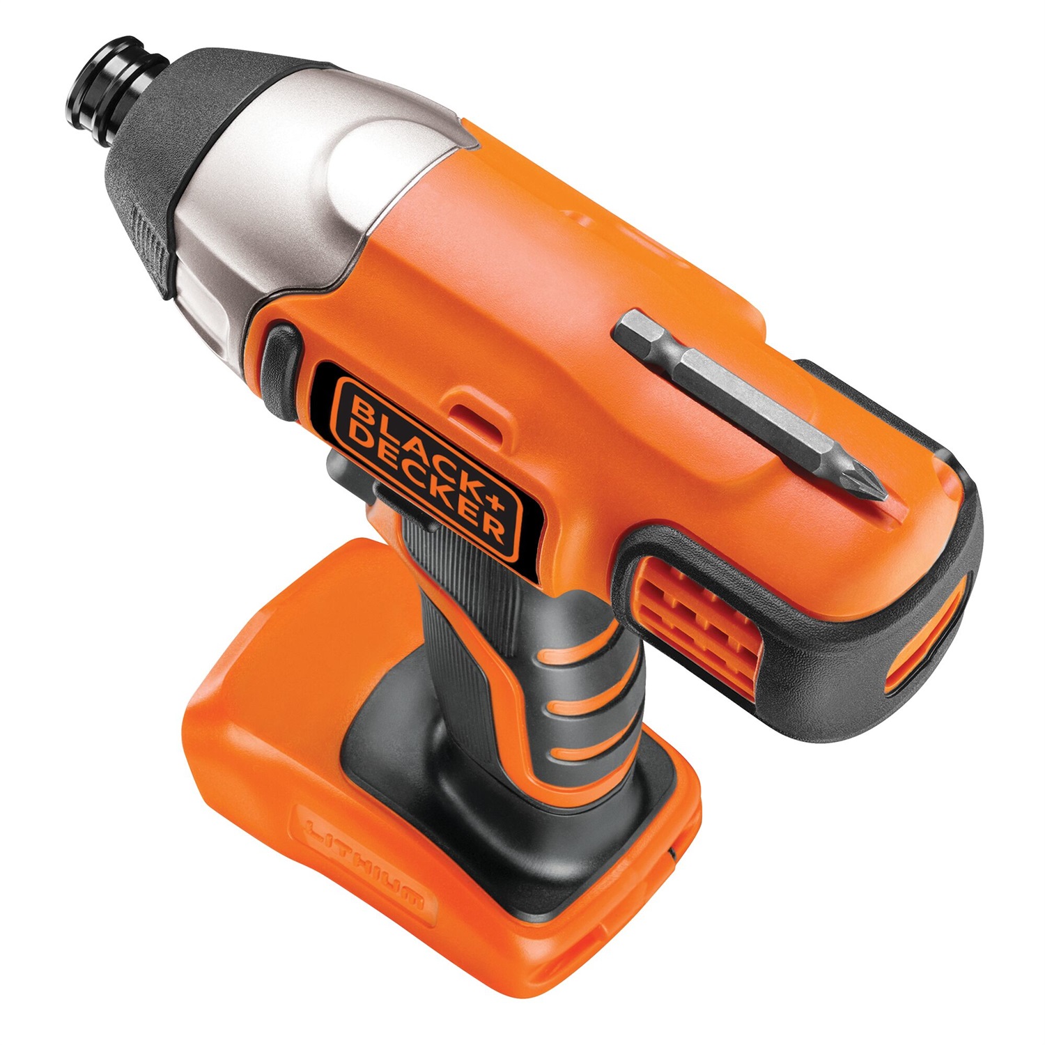 BLACK DECKER BDCIM18N-XJ Avvitatore ad Impulsi 18V con Coppia di 155Nm, 3000 Giri/min, Nero/Arancione, Senza Batteria