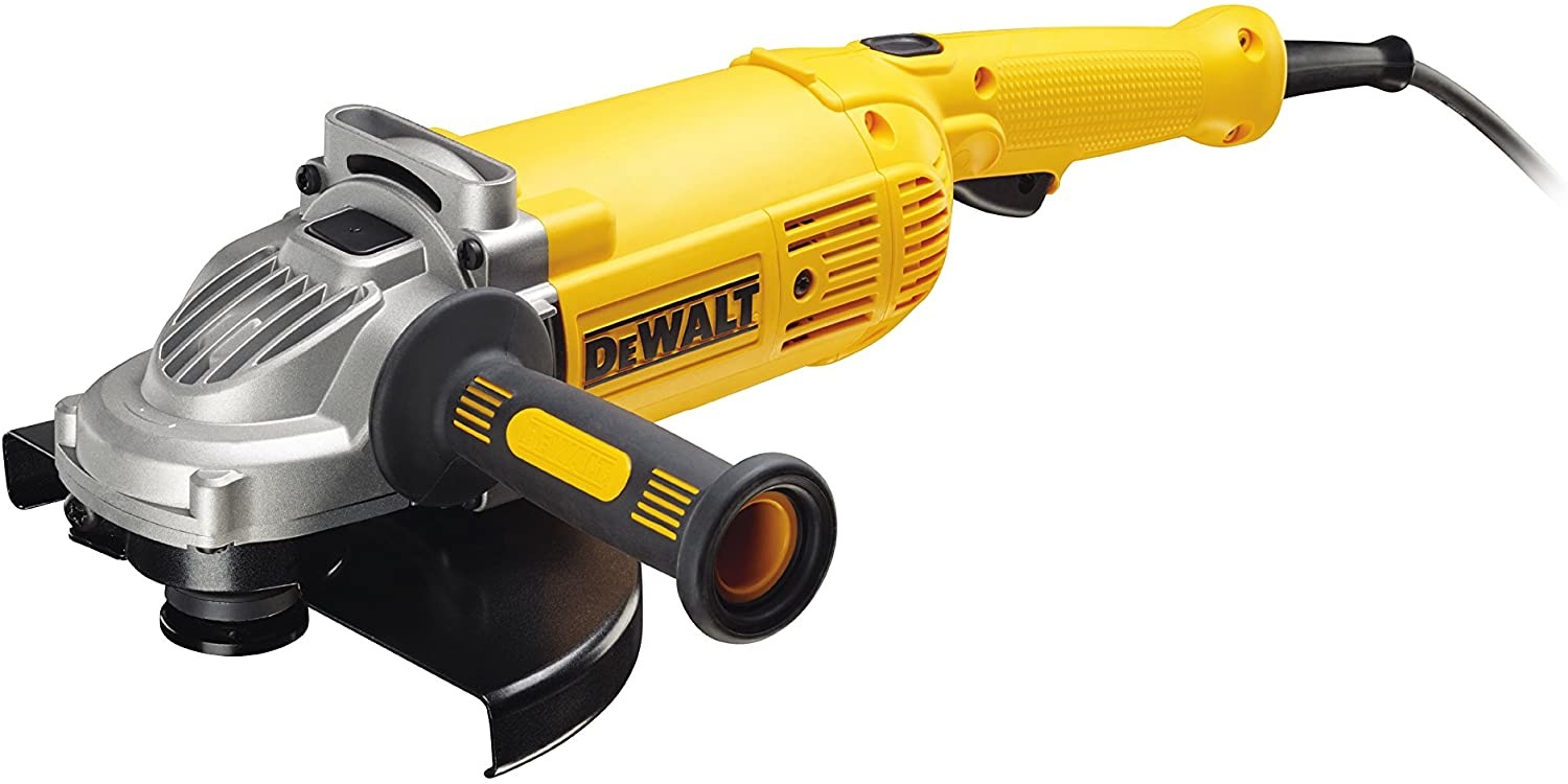 DeWALT DWE492-QS Smerigliatrice Angolare 230 mm 2200 W 6600 Giri/min con Impugnatura Ergonomica e Blocco Albero