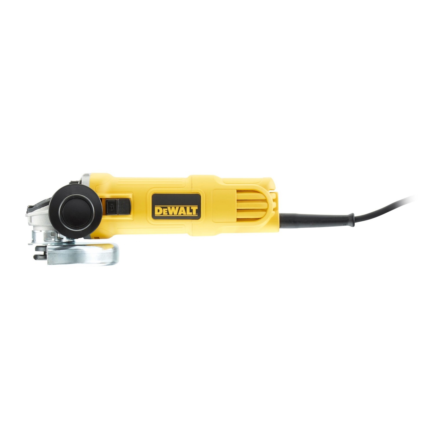 DeWALT DWE4157-QS Smerigliatrice Angolare 125 mm 900 W 11800 Giri/min Nero/Giallo con Maniglia Multiposizione