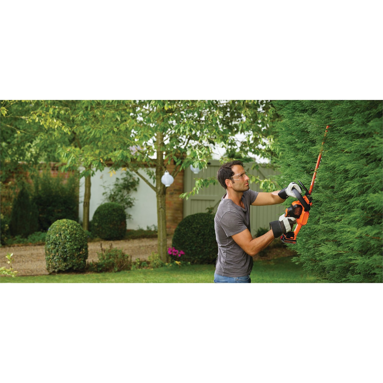 Black & Decker GTC18502PC-QW Tagliasiepi a Batteria 18V/2Ah con Lama Doppia da 50 cm