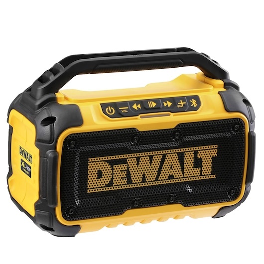 DeWALT DCR011 Altoparlante Bluetooth XR - 10,8 - 54 volt, design robusto, senza batteria e caricatore