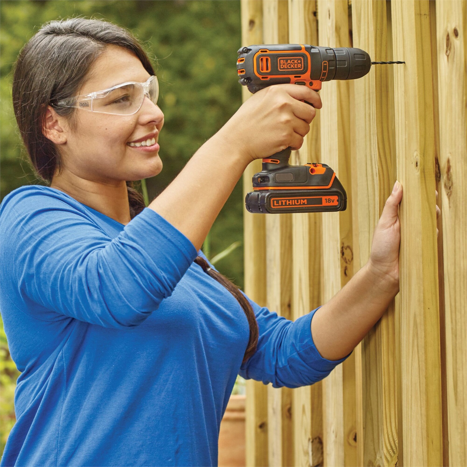BLACK DECKER BDCDC18K-QW Trapano/Avvitatore 18V con Batteria 1.5Ah e Valigetta, Nero