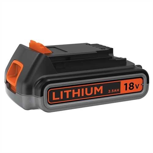 BLACK & DECKER BL2518-XJ Batteria al Litio 18V 2.5Ah Compatibile con Utensili Elettrici