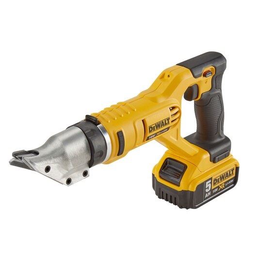 DeWALT DCS491NT-XJ Cesoia per Lamiera 18V in Valigetta TSTAK, Senza Batteria, Compatta e Leggera con Manico Ergonomico e LED