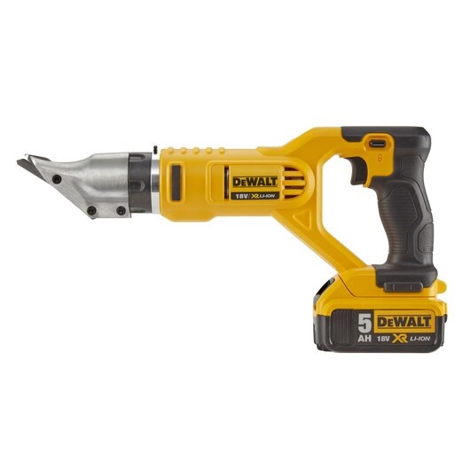 DeWALT DCS491NT-XJ Cesoia per Lamiera 18V in Valigetta TSTAK, Senza Batteria, Compatta e Leggera con Manico Ergonomico e LED