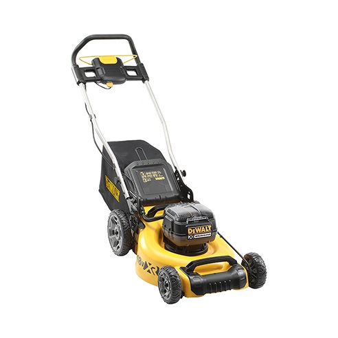 DeWALT DCMW564N Tagliaerba a batteria 36V con scocca in acciaio, larghezza di taglio 48 cm, semovenza a spinta, senza batteria e caricabatterie