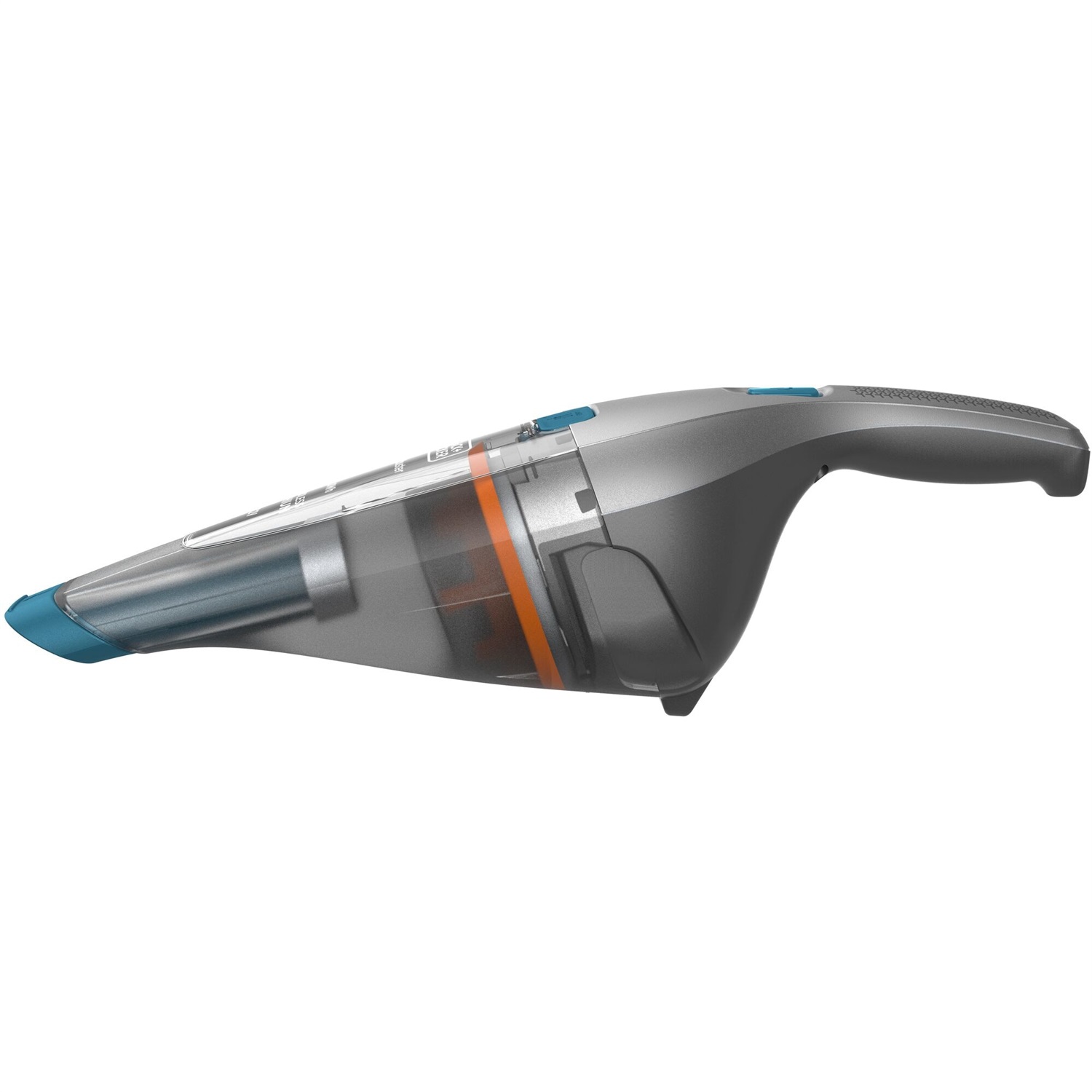 BLACK DECKER NVC215WA-QW Aspirapolvere Senza Filo Blu e Argento - Tecnologia Litio, Capacità 385 ml, Doppio Sistema di Filtraggio, 10.8 Wh