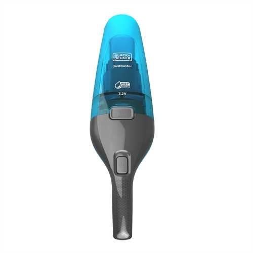 BLACK DECKER WDC215WA Aspirapolvere Portatile Senza Fili Wet & Dry 7.2V, Blu e Titanio, 0.385 Liters, 65 decibels