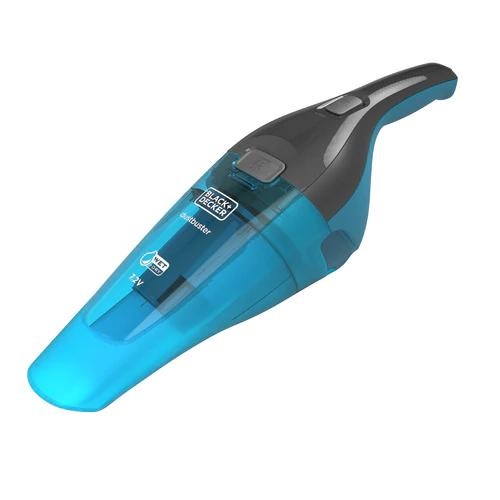 BLACK DECKER WDC215WA Aspirapolvere Portatile Senza Fili Wet & Dry 7.2V, Blu e Titanio, 0.385 Liters, 65 decibels