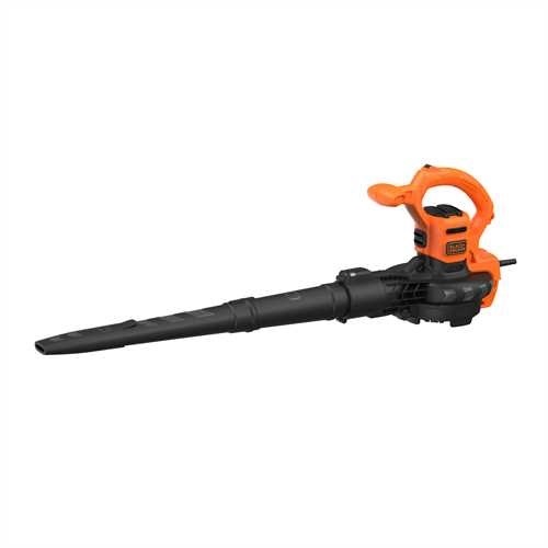 Black & Decker BEBLV290 - Soffiatore Aspiratore Elettrico 3in1 2900 W con Funzione Trituratore e Sacco da 55 Litri