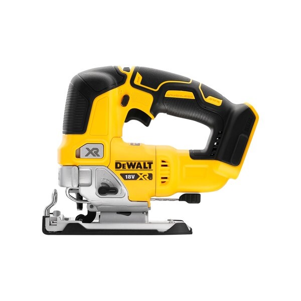 DeWALT DCS334N-XJ Seghetto Alternativo Brushless 18V - Movimento Pendolare Regolabile, Scarpa Inclinabile a 45°, 2,1 kg