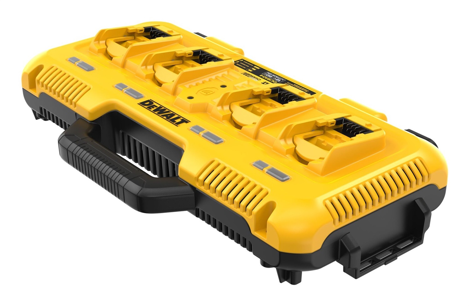 DeWALT DCB104-QW Caricabatterie Rapido Universale a 4 Ingressi per Batterie 10,8V, 12V, 18V e 54V FLEXVOLT