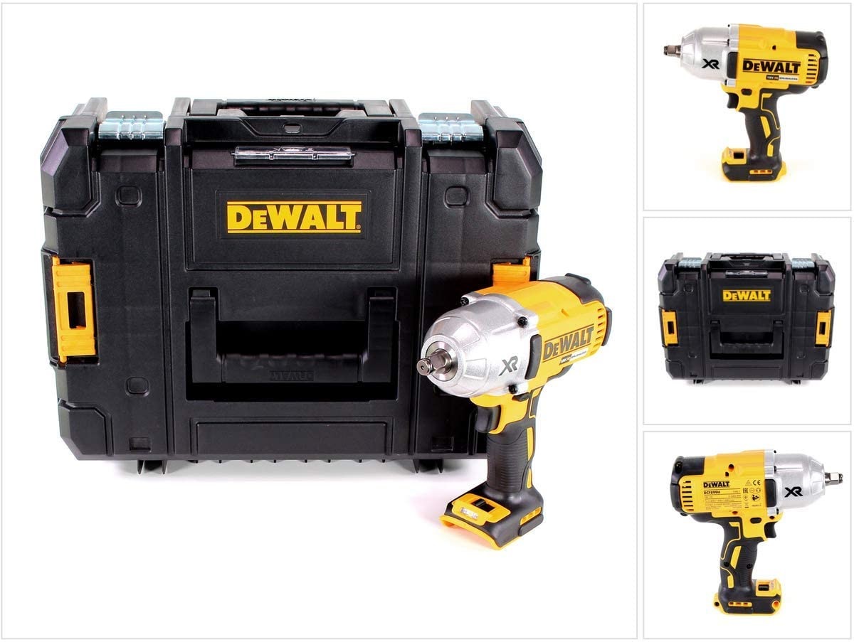 DeWALT DCF899HNT-XJ Cacciavite Elettrico e Avvitatore a Impulso 18V, Coppia Massima 950 Nm, Tecnologia Senza Spazzole, con Maletín TSTAK II
