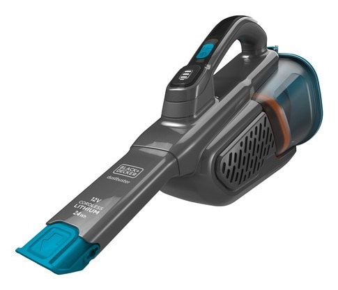 BLACK DECKER BHHV320J-QW Aspirapolvere Portatile Senza Fili, Potente a Batteria Litio 12V, Capacità 700ml, 2 Livelli di Aspirazione, Bocchetta Estendibile