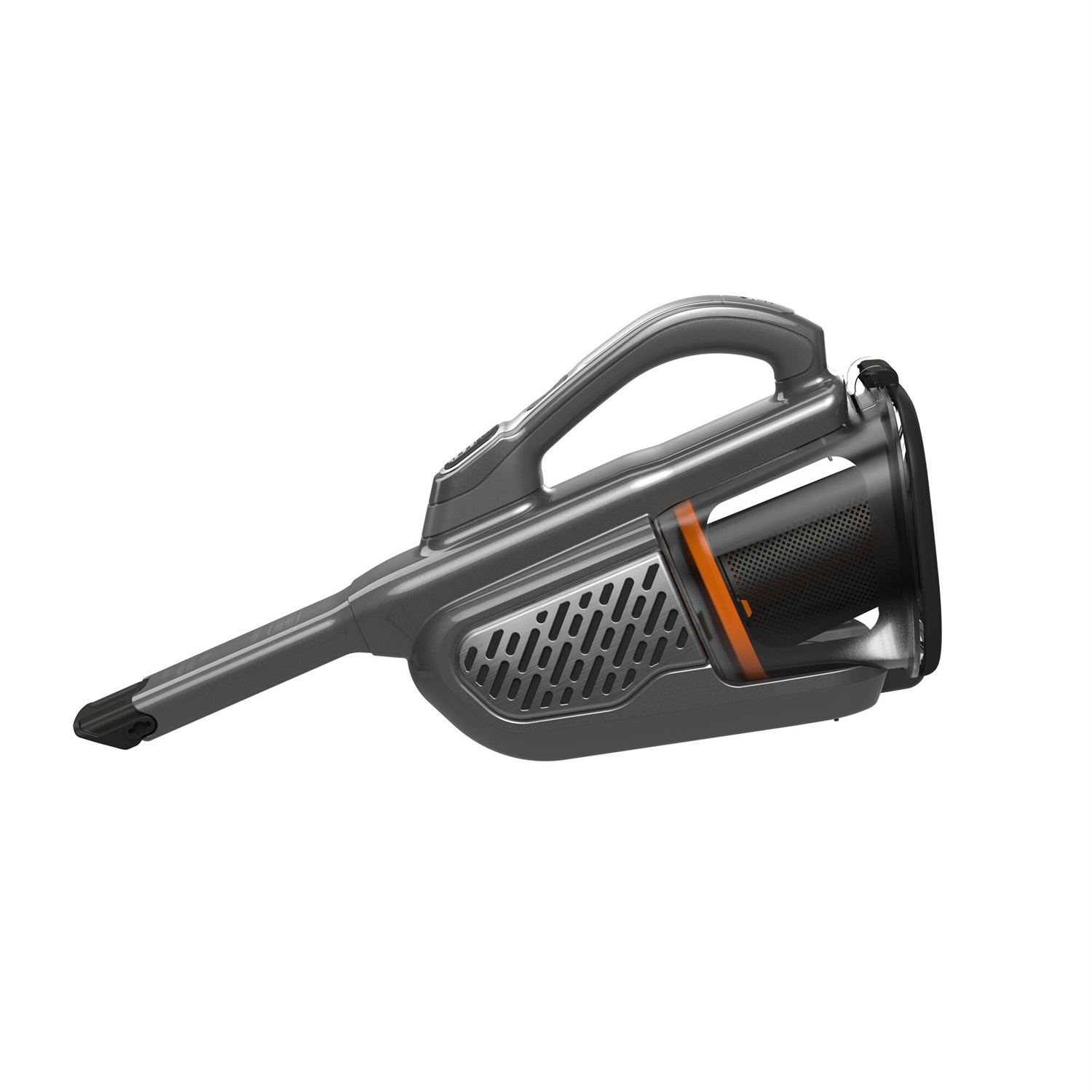 BLACK DECKER BHHV520JF-QW Aspirapolvere Portatile Senza Fili 18V 2.0Ah con Pannello LED Smart Tech, Capacità 700 ml, Colore Nero, Argento, Titanio