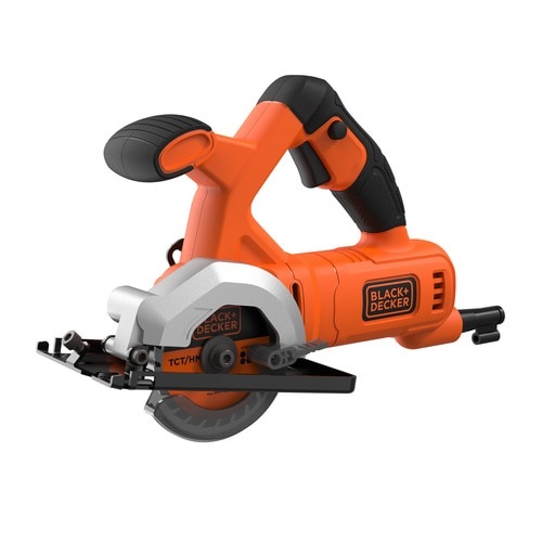 BLACK DECKER Sega Circolare BES510K 85 mm, 400 W, 3600 Giri/min - Facile Controllo e Regolazione Profondità