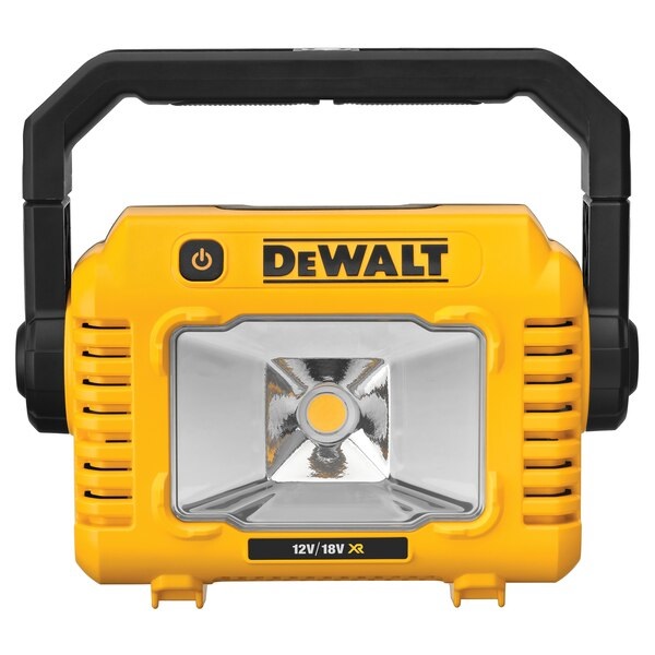 DeWALT DCL077-XJ Lampada da Lavoro a Batteria, 2000 Lumen, 3 Livelli di Regolazione, Compatibile con Batterie XR