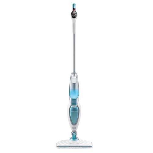 Black & Decker FSM16CD-QS Pulitore a Vapore 1600 W Blu e Bianco con Flusso di Vapore Variabile