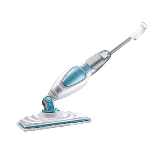 Black & Decker FSM16CD-QS Pulitore a Vapore 1600 W Blu e Bianco con Flusso di Vapore Variabile