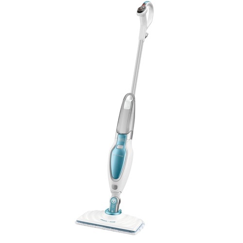 Black & Decker FSM16CD-QS Pulitore a Vapore 1600 W Blu e Bianco con Flusso di Vapore Variabile
